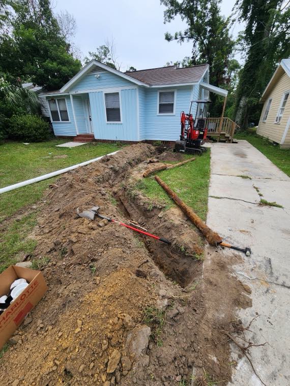 Tison's Plumbing sewer line work photo
