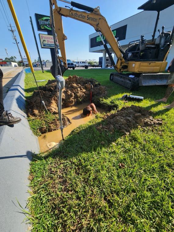 Tison's Plumbing excavation work photo