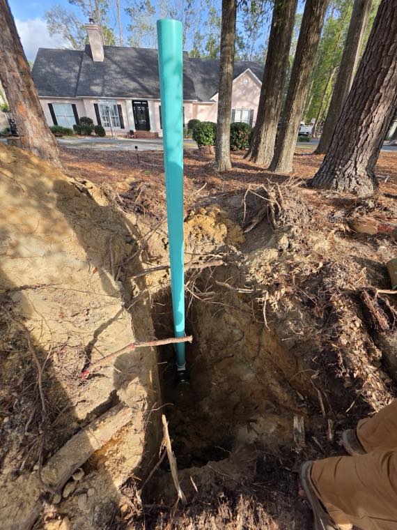 Tison's Plumbing water line work photo