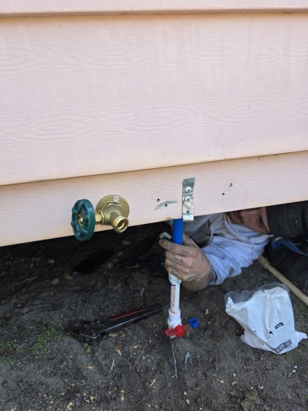 Tison's Plumbing outdoor faucet work photo