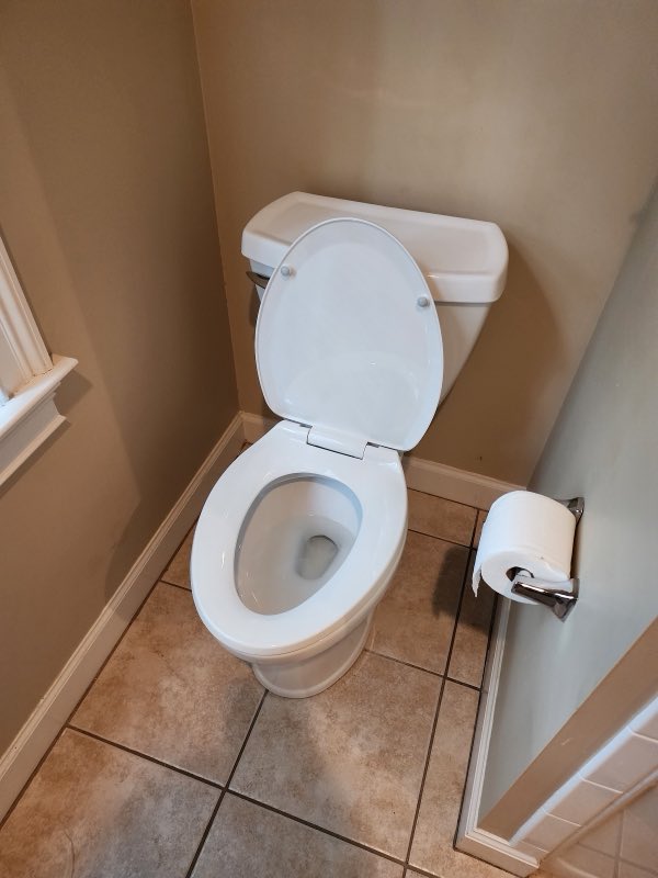 Tison's Plumbing toilet install photo